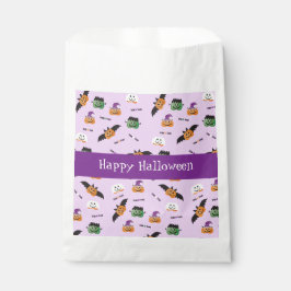 Happy halloween Pumpkin Mönster Lila Napkins