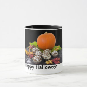 Happy halloween! Pumpkin & Muffins-kaffe Mugg