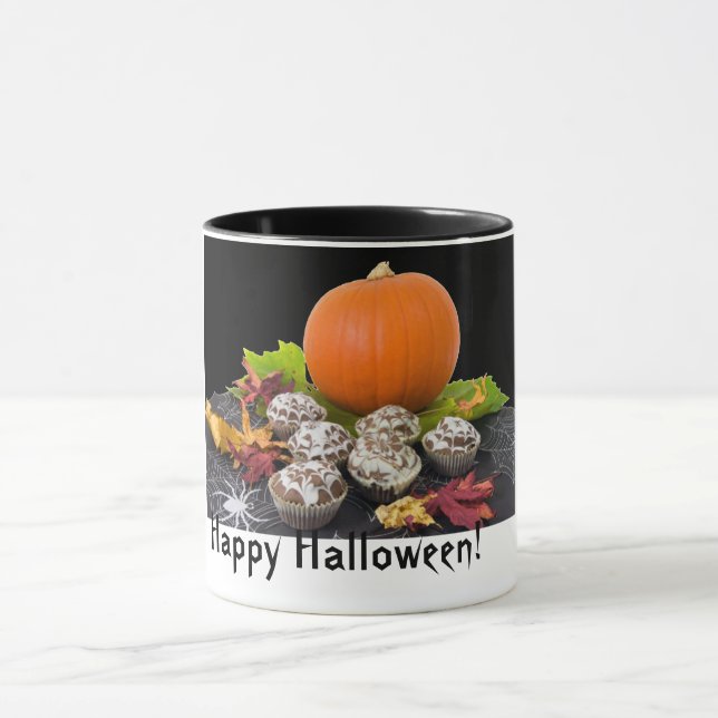 Happy halloween! Pumpkin & Muffins-kaffe Mugg (Center)
