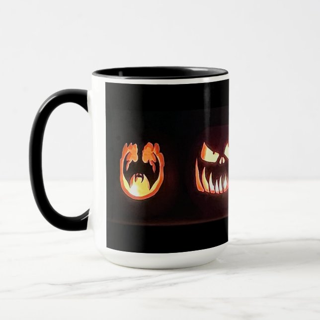 Happy halloween Pumpkin Mugg (Vänster)