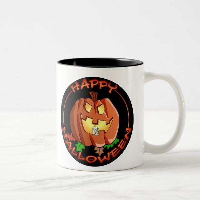 Happy halloween Pumpkin Mugg (Höger)