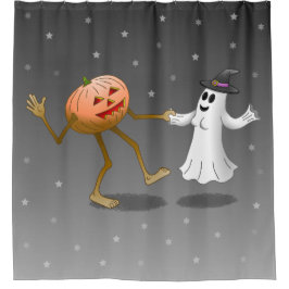 Happy halloween Pumpkin och Ghost