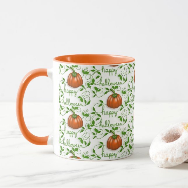 Happy halloween Pumpkin Patch Mugg (Med munk)