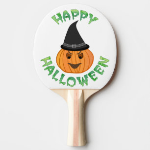 "HAPPY HALLOWEEN" PUMPKIN PINGISRACKET