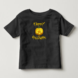 Happy halloween Pumpkin Småbarn Shirt Tee Shirt