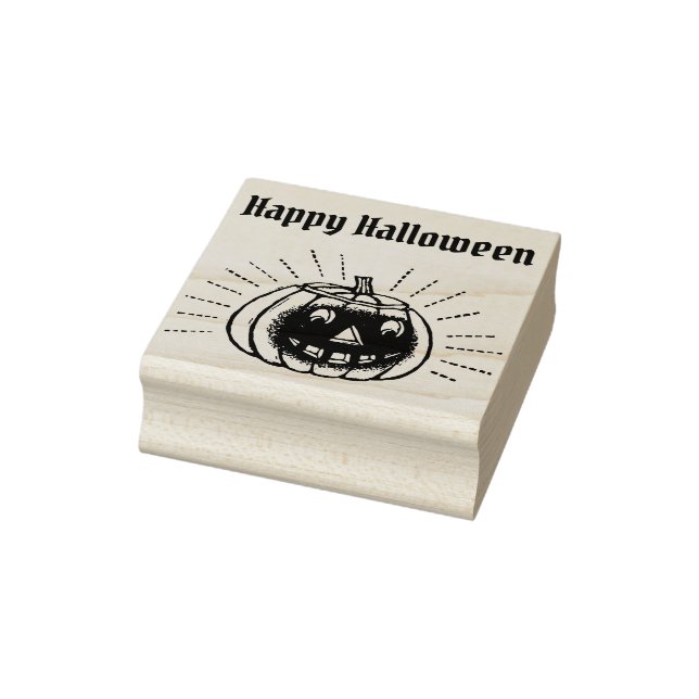 Happy halloween Pumpkin Stämpel (Stämpel)