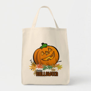Happy halloween Pumpkin Tygkasse