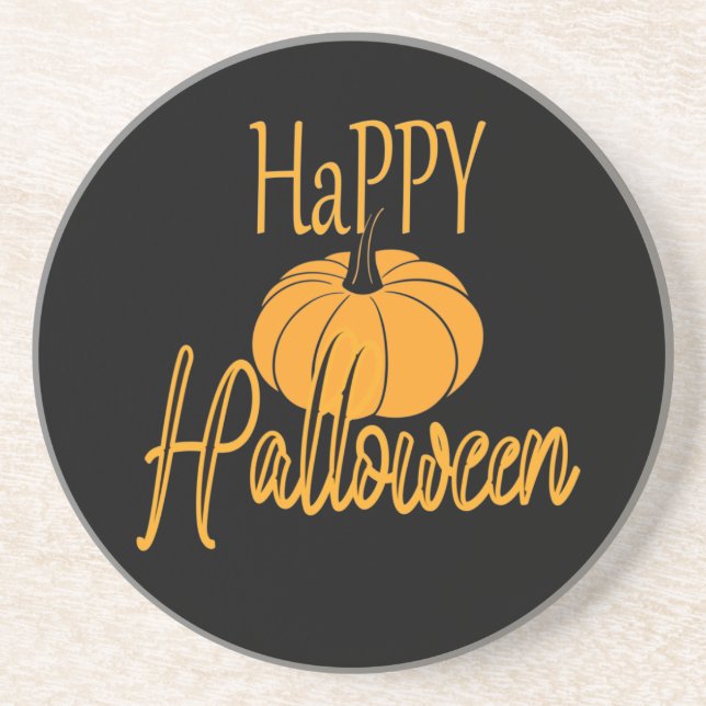Happy halloween Pumpkin Underlägg (Framsidan)