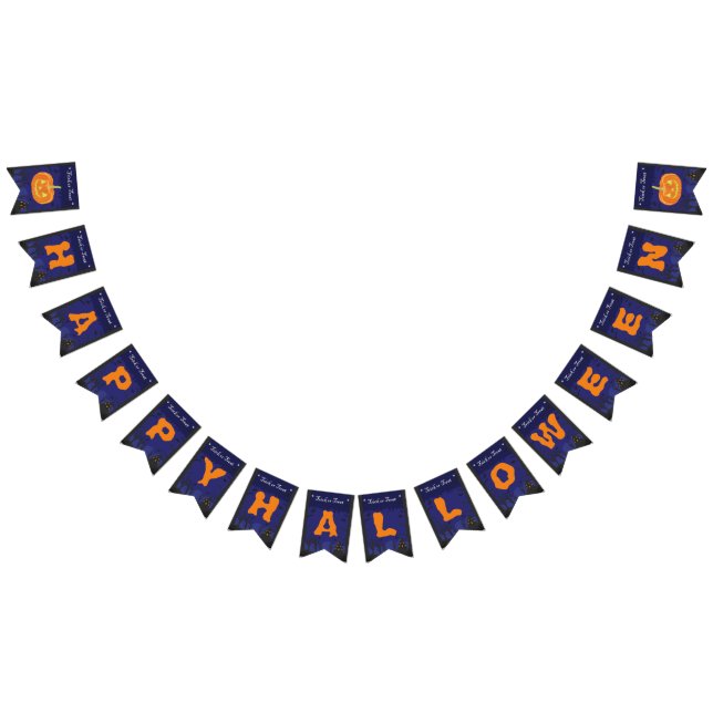 Happy halloween Pumpkin Vimplar (Alla)