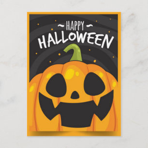 Happy halloween Pumpkin Vykort