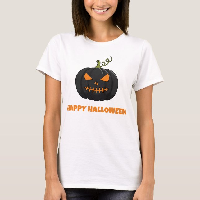 Happy halloween Pumpkin Women T-Shirt (Framsida)
