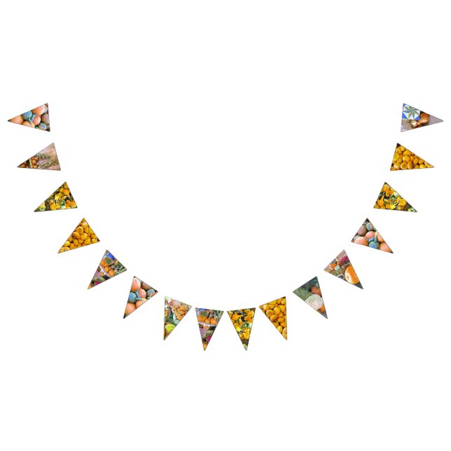 Happy halloween Pumpkins and Gourds Flagga Banner (Alla)