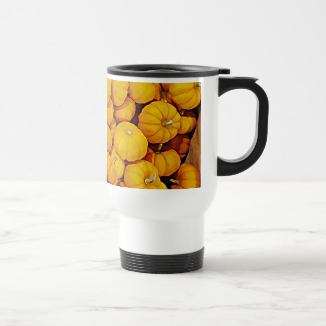 Happy halloween Pumpkins Coffee Mugg (Höger)