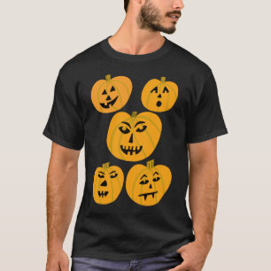 HAPPY HALLOWEEN Pumpkins Jack-O-Lanternor T Shirt