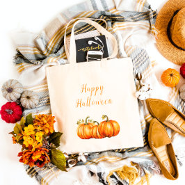 Happy halloween Pumpkins Tygkasse
