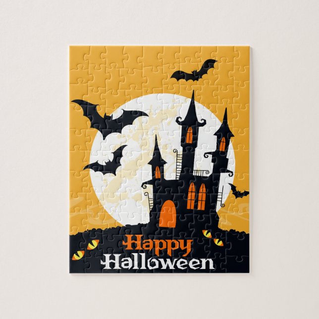happy halloween pussel (Vertikal)