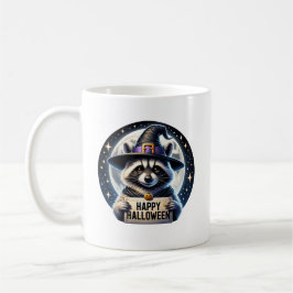 Happy Halloween Raccoon Mug, Animal Gift Kaffemugg