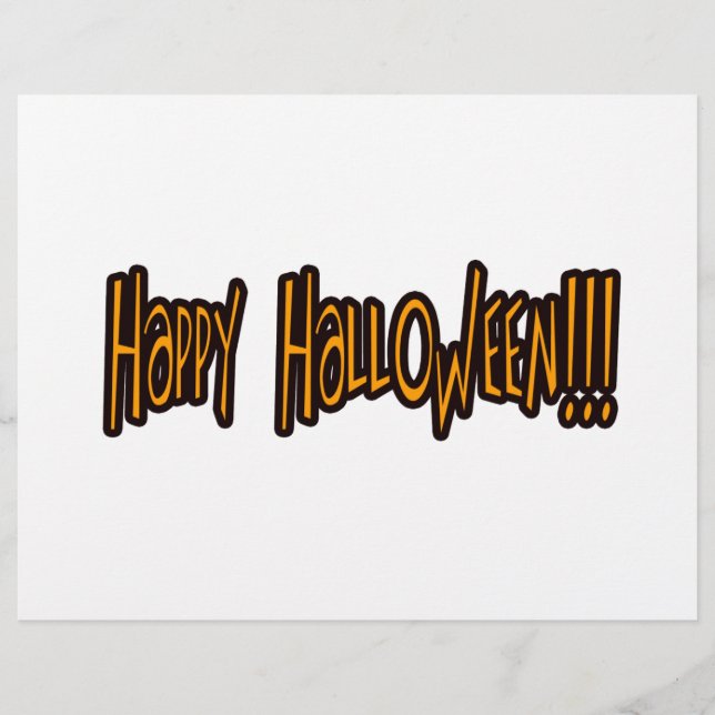 Happy halloween reklamblad (Framsidan)