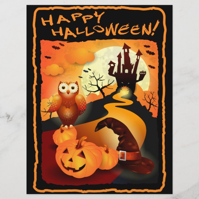 Happy halloween! reklamblad (Framsidan)