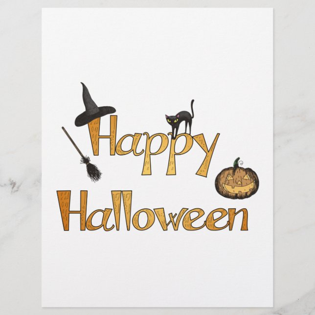 Happy halloween reklamblad (Framsidan)