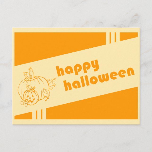 happy halloween: rektor: vykort (Framsida)