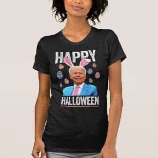 Happy halloween Roligt Biden Bunny Eggs för Hallow T Shirt