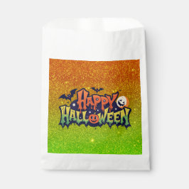Happy halloween roligt faux glitter