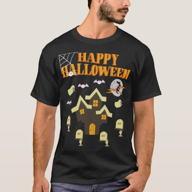 Happy halloween Roligt T-Shirt (Framsida)