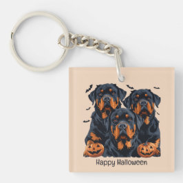 Happy halloween Rottweiler Hundar Jack o lantern