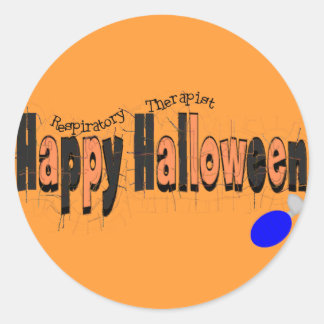 Happy halloween RT med AMBU Runt Klistermärke