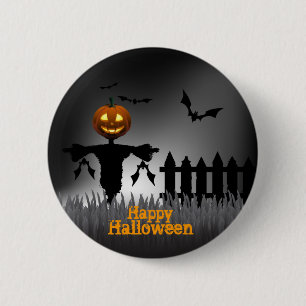 Happy halloween - Scarecrrow lykta Knapp