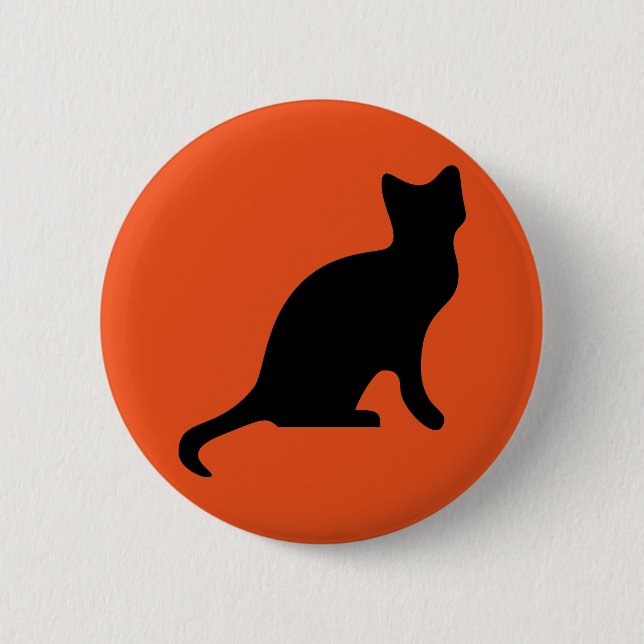 Happy halloween Scary Cat Knapp (Framsida)