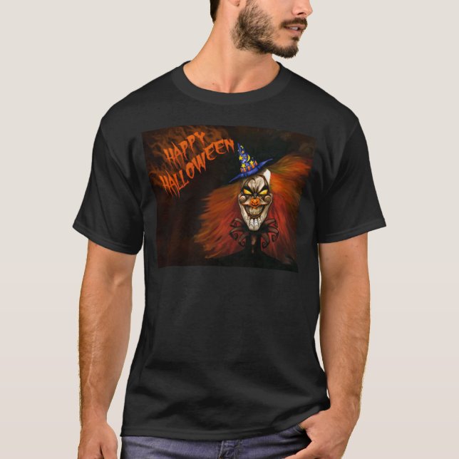 Happy halloween Scary Clown T-shirt (Framsida)