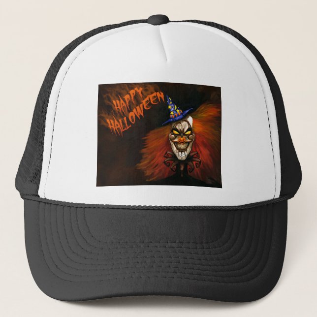 Happy halloween Scary Clown Truckerkeps (Framsida)