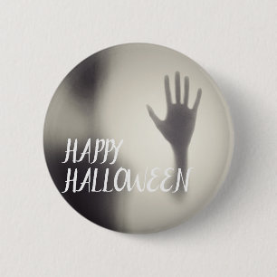Happy halloween Scary Hand Badge Knapp