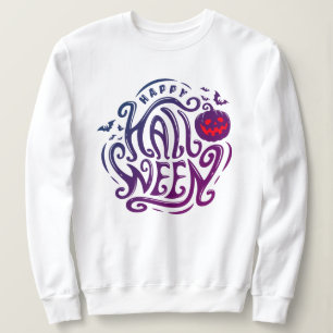 Happy halloween Scary pumpkin Ansikte Sweatshirt T Shirt
