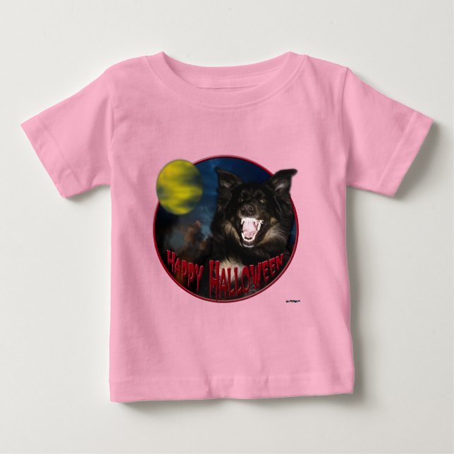 Happy halloween Scary Varg Tee Shirt (Framsida)