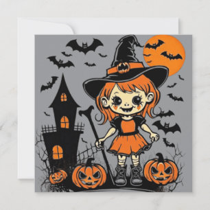 Happy halloween-scoky-behandling eller tricksdesig