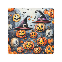 Happy halloween-scoky-behandling eller tricksdesig