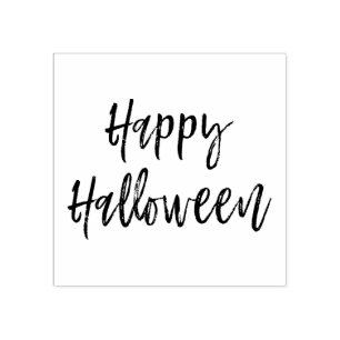 Happy halloween Script Modern Frimärke Stämpel