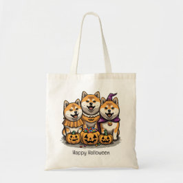 Happy halloween Shiba Inu Hundar Tygkasse