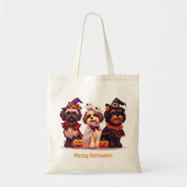 Happy halloween Shih Tzu Hundar Tygkasse