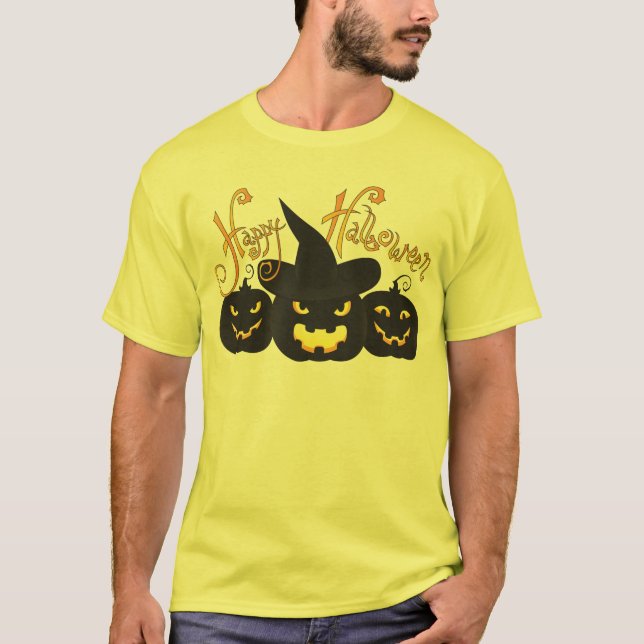 Happy halloween Shirt T-shirt (Framsida)