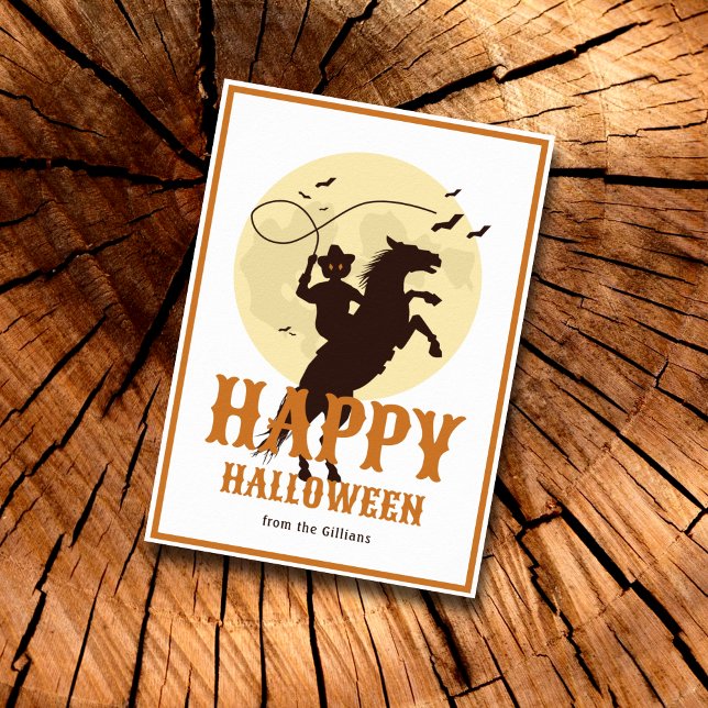 happy halloween sillouette-familjen namn poster (Skapare uppladdad)
