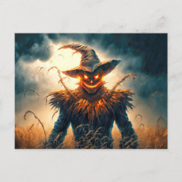 Happy halloween | Sinister Fågelskrämma Vykort