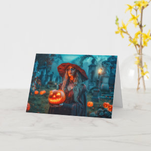 Happy halloween Sinister Witch Kort