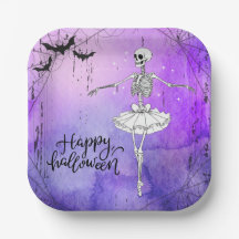 Happy halloween Skeleton Ballerina Lila