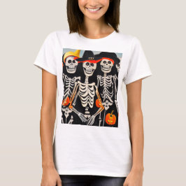 Happy halloween Skeletons T Shirt
