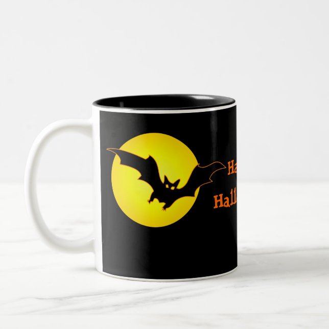 Happy halloween - skräddarsy denna mugg (Vänster)