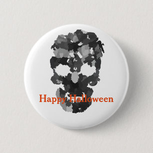 Happy halloween Skull Knapp